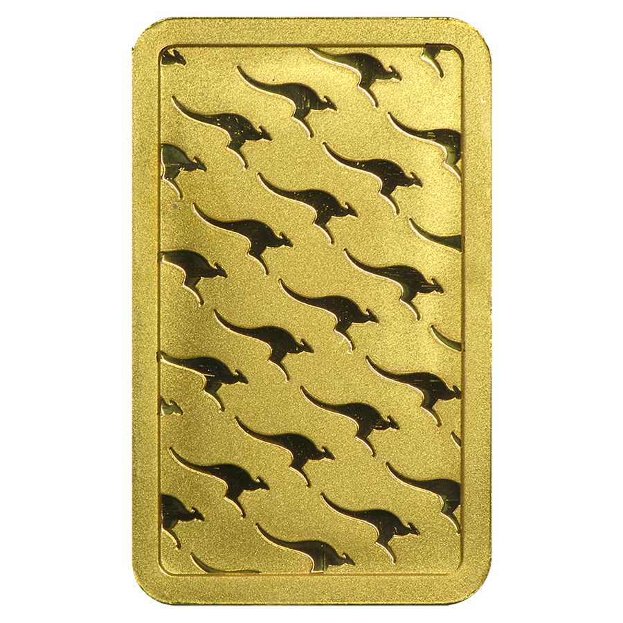 5 gram Gold The Perth Mint Bar - w/ Assay Card