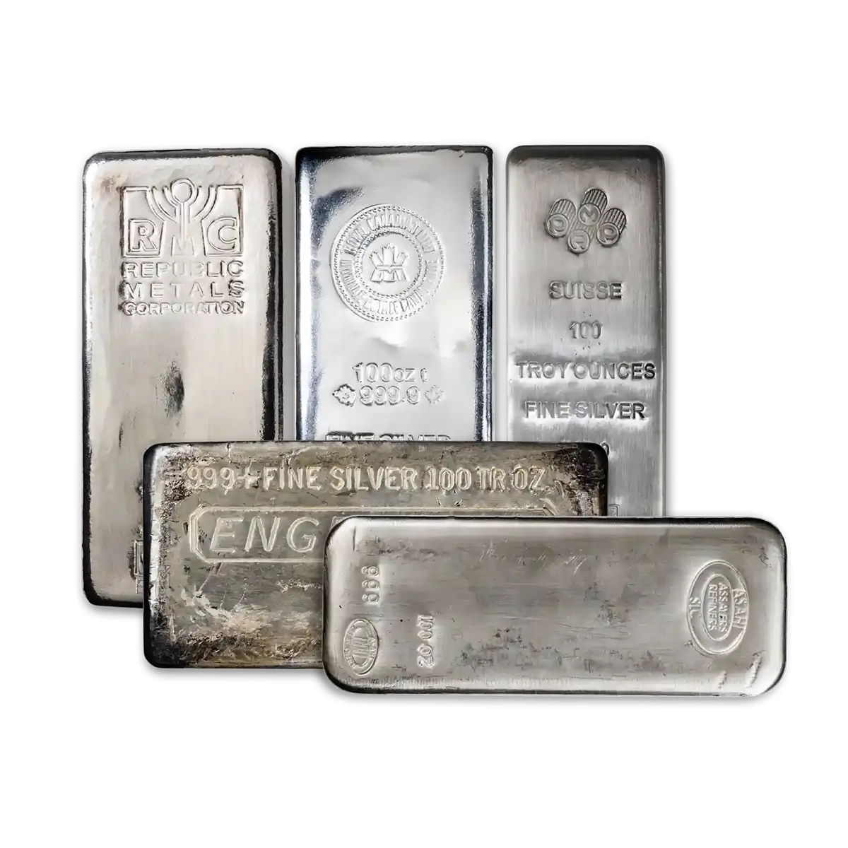 Buy 100 oz Silver Bars | Bullion.com | Bullion.com