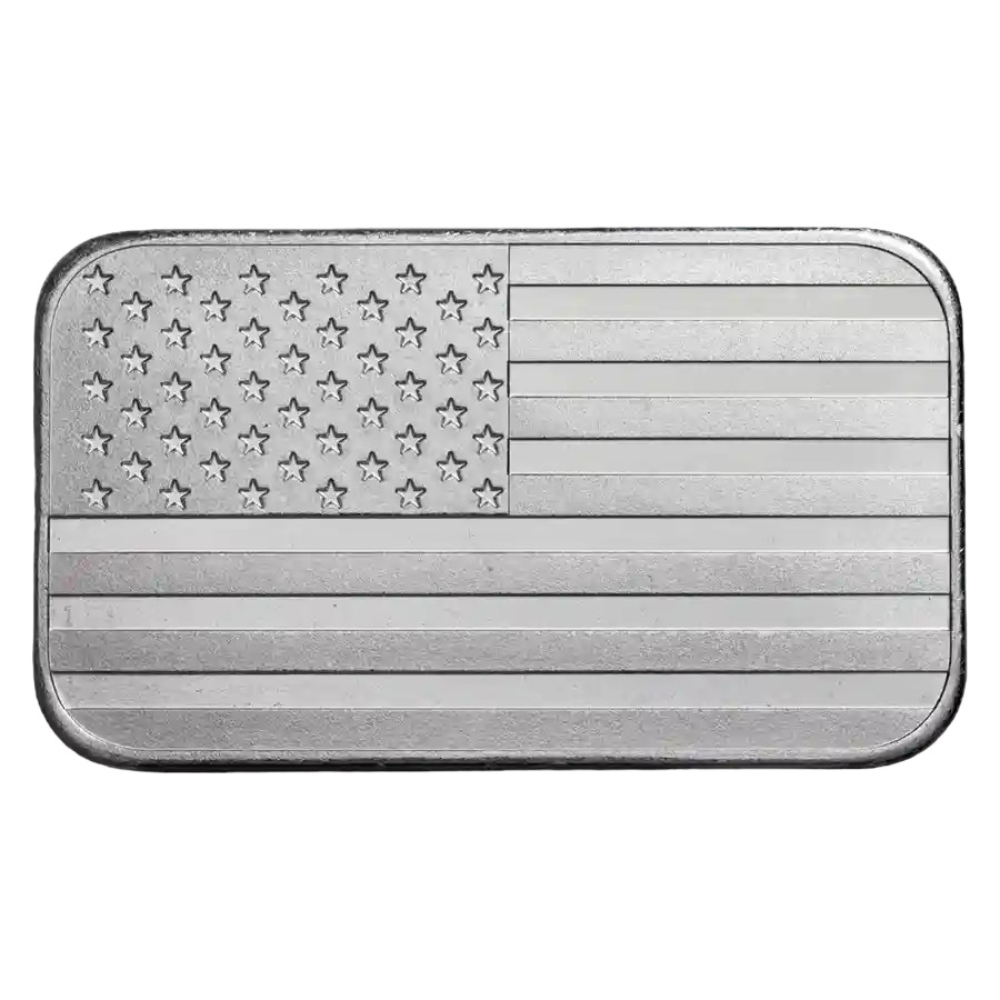 1 oz Silver American Flag Bar | eBay