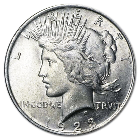 Buy 1922 1925 Peace Silver Dollar BU Bullion Bullion