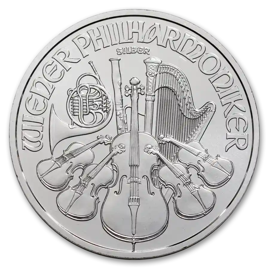 Buy 1 Oz Austrian Silver Philharmonic Coin BU | Bullion.com | Bullion.com