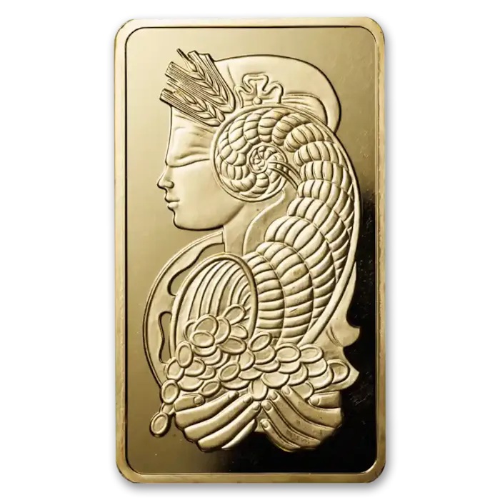 1 oz Gold Bar PAMP Suisse Lady Fortuna Veriscan (New In Assay)